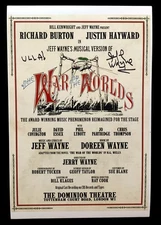 SIGNED JEFF WAYNE WAR OF THE WORLDS PHOTO EVE OF THE WAR PHOTO FOREVER AUTUMN