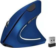Ergonomic Mouse Wireless, Rechargeable Mouse Silent for Carpal Tunnel Right H...