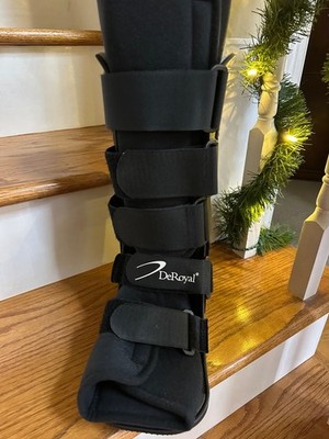 DeRoyal Orthopedic Walking Boot Brace Ankle Foot Protection Small