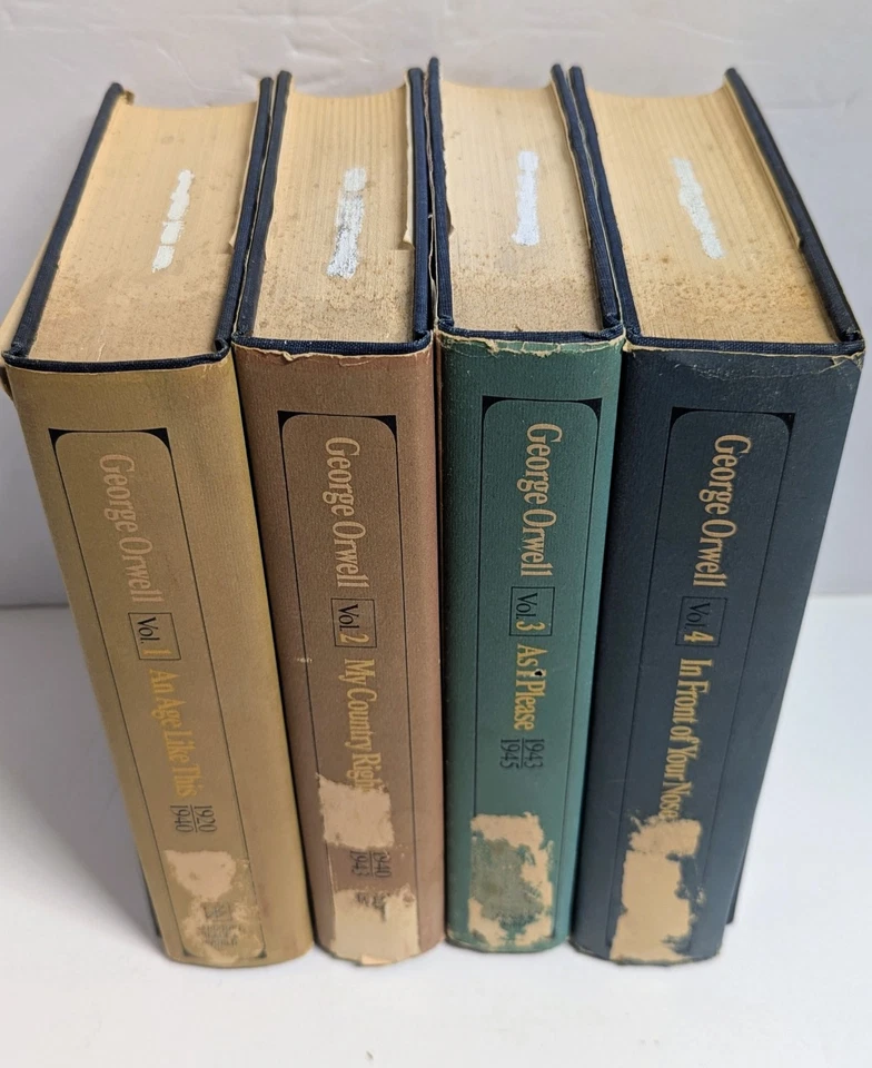 The Collected Essays, Journalism and Letters of George Orwell HCdj 4 Vols. 1968 - Image 2 of 4