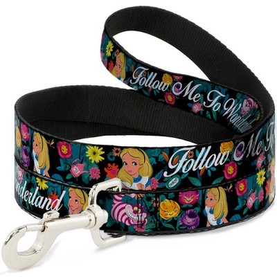 Dog Leash Alice/Cheshire Cat/Flowers Poses2/FOLLOW ME TO WONDERLAND  (US IMPORT)