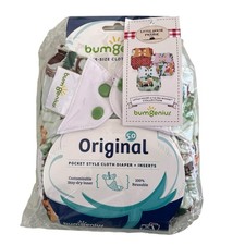NEW BumGenius Original Pocket Style Cloth Diaper  Insert Little House Big Woods
