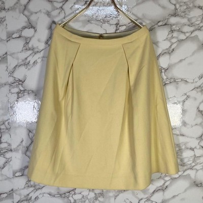 Courreges Size 38 Flare Mini Skirt Yellow