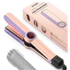 Infrared Flat Iron Hair Straightener - 1.3 Inch Ceramic Plate with Ionic antifr.