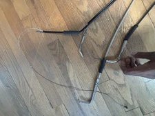 (2) Sets of Idle and Throttle Cables Harley Davison Motorcycle Parts