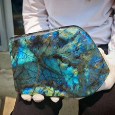 7.26LB Natural Labrador moonstone quartz free form mineral specimen 3.3kg