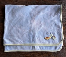 Carters Just One Year Green Blue Baby Blanket Dino Buddies Dinosaur