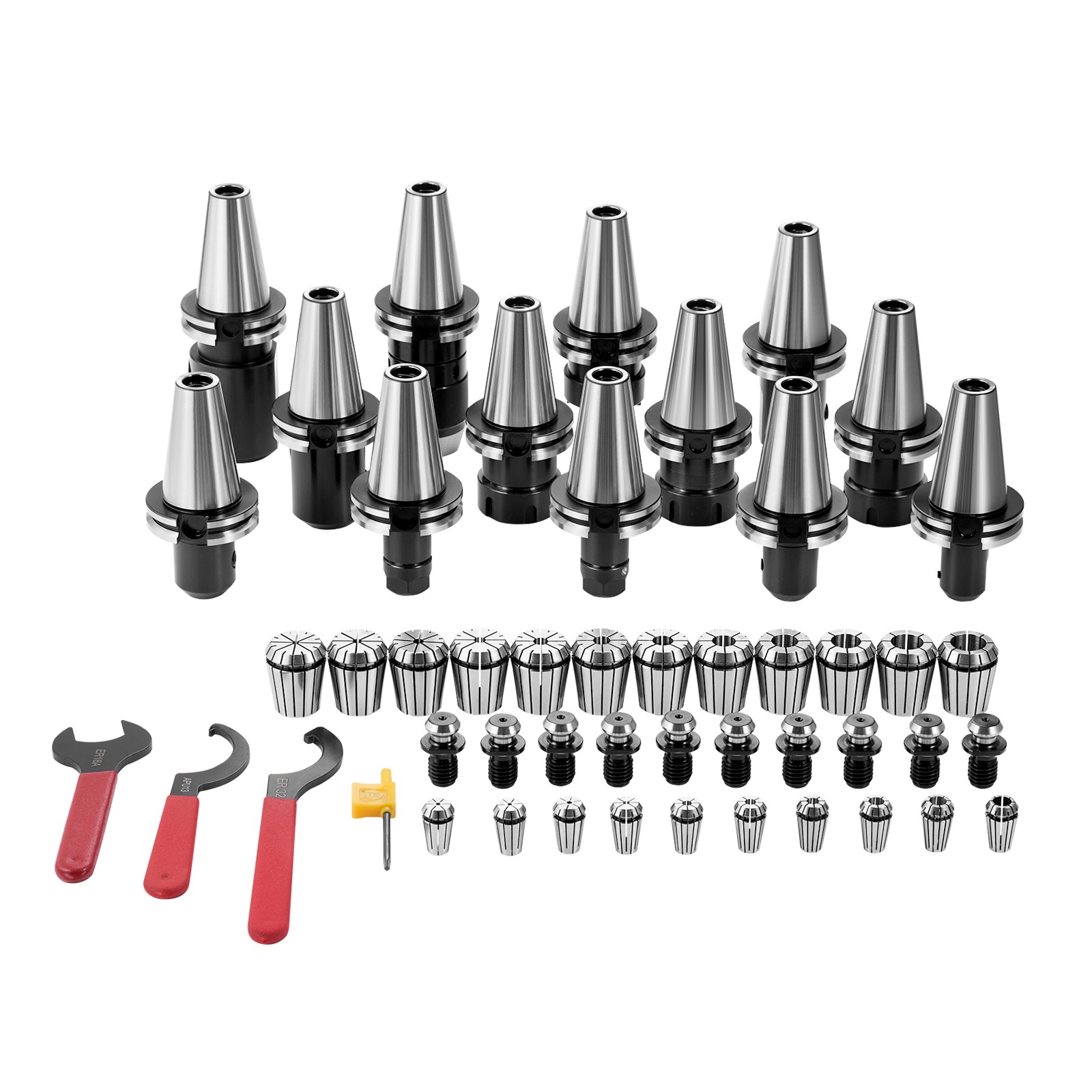 CAT 40 Tooling Kit for Haas Fadal CNC Mill-ER Chuck Collet Holder ER32/16 Tap