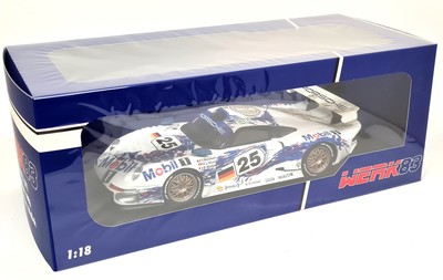 ミニカー Porsche 911 GT1 (Le Mans 1997) (1/43) Porsche 911 GT1 n° 26 24h Le Mans 1997 Mobil 1/43 Spark S9908