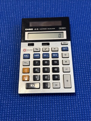 Casio Calculator JS-20 Rare 12 Digit Vintage Made in Japan