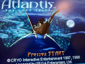 Saturn - Atlantis SEGA PAL FRA Tres Bon Etat PROMO