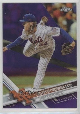 2017 Topps Chrome Purple Refractor 27/299 Noah Syndergaard #103 s3g