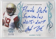 2018 Leaf Trinity Signatures Platinum Spectrum 11/25 Auden Tate #A-AT1 Auto 1m1a