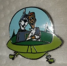 The Jetsons George & Astro  Lapel Pin Rare 1996