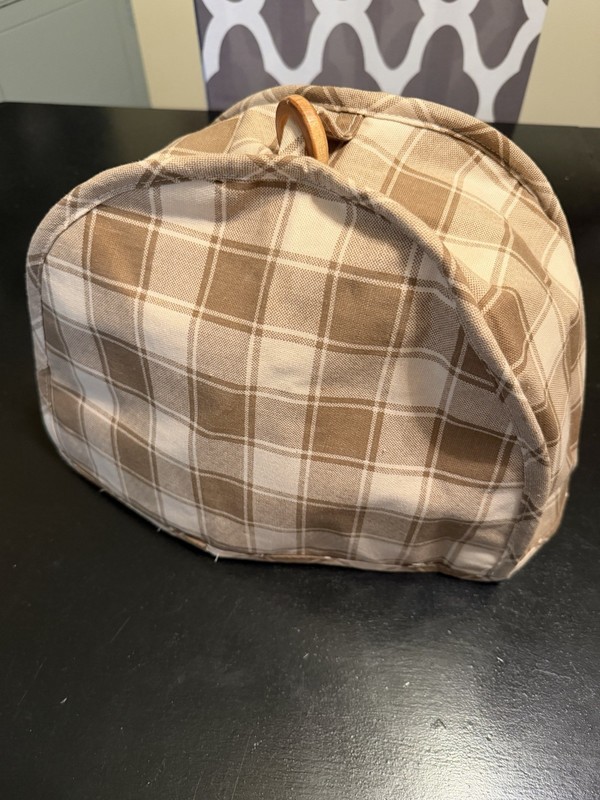 Primitive Style Vintage Toaster Cover Plaid