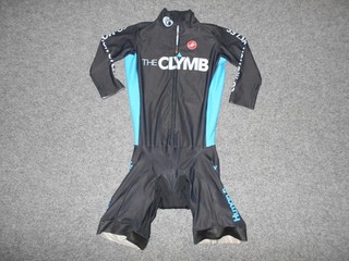 CASTELLI MADE IN USA THE CLYMB MENS LARGE CYCLING UNITARD RACING SINGLET K1