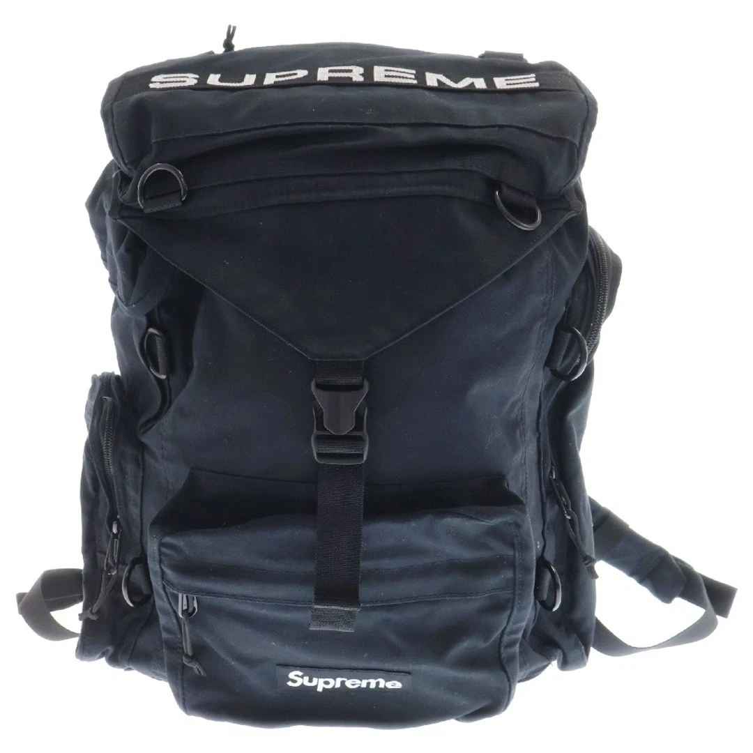 SUPREME 23SS sac à dos de terrain sac à dos noir occasion 90a4c7479aff18fd18385e7efe0c540b