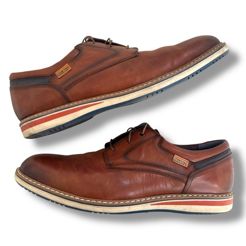 Pikolinos Avila Herren Kalbsleder Leder Schuhe Braun Cuero Größe EU 46 US 12-12,5 - Bild 1 von 12