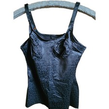 Ruby Ribbon Ultimate Cami Black Shapewear Size 36 Level 5 Style 3056 Cheetah 