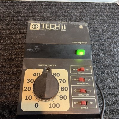 MRC HO Tech II Loco-Motion 1500 Tested Works DC Transformer