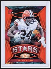 2021 Panini Certified #CS-7 Nick Chubb Certified Stars Mirror Orange /149