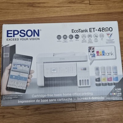 NEW Epson EcoTank ET- 4800 All-in-One Color Inkjet Printer NEW In Box