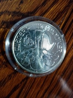 1 Unze Wiener Philharmoniker 2013 P.P. in Kapsel 999 Feinsilber 1 Oz
