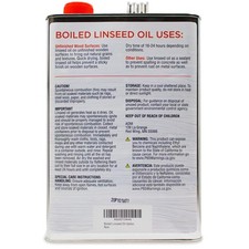Fast-Drying Boiled Linseed Oil for Wood Treatment