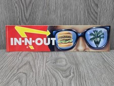 1980s In-N-Out Burger Bumper Sticker Southern California Fast Food Vintage