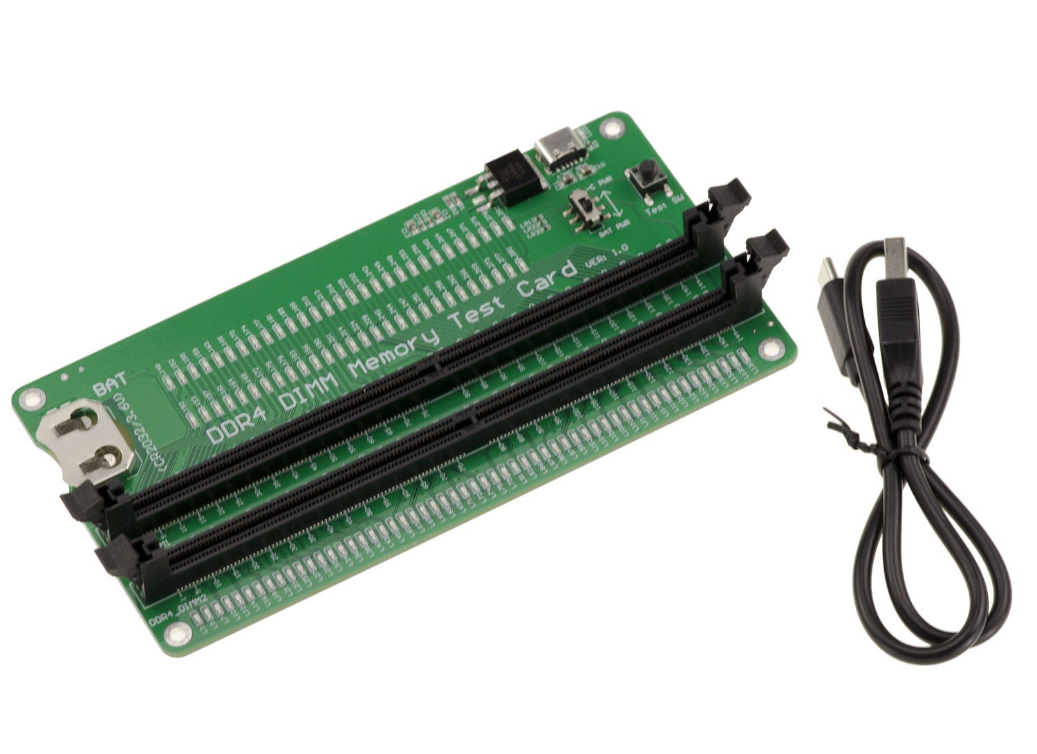 Plaque de test DDR4 pour diagnostic matériel et réparation de RAM PC