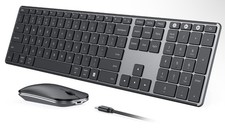seenda Wireless Bluetooth Keyboard and Mouse Combo USB  Dual BT , SKM64-3 M...