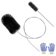 Professional Stove Pipe Brush Set Polyamide Bristles Rustless Rod