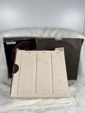 Lot of 3 Vintage Slide Trays Vivitar S-100 & GAF Sawyer 100 with Boxes