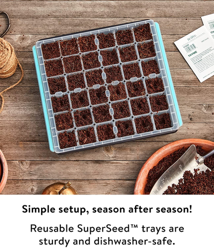Vassoio Avviamento Semi Riutilizzabile 36 Cellule Kit Coltivazione Indoor Germinazione - Foto 4 di 11