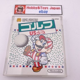 Nintendo Famicom Disk System MARIO GOLF US COURSE NES 1987 Tested ＆ Worked 04