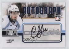 2009-10 ITG Heroes and Prospects Auto Cameron Gaunce #A-CGA Auto 0c2