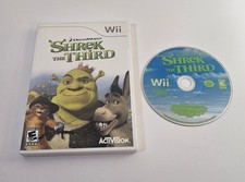 DreamWorks Shrek the Third (Nintendo Wii, 2007) Game & Case