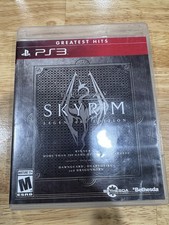 The Elder Scrolls V Skyrim Legendary Edition Greatest Hits PS3 CIB Tested Comple