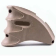 For Magwell Front & Rear Sight Nylon Profile Flip-up Backup Folding Sights Set