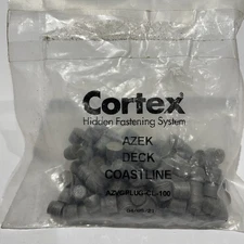 TimberTech Cortex Hidden Fastening System plugs Azek deck Coastline 100PCS 