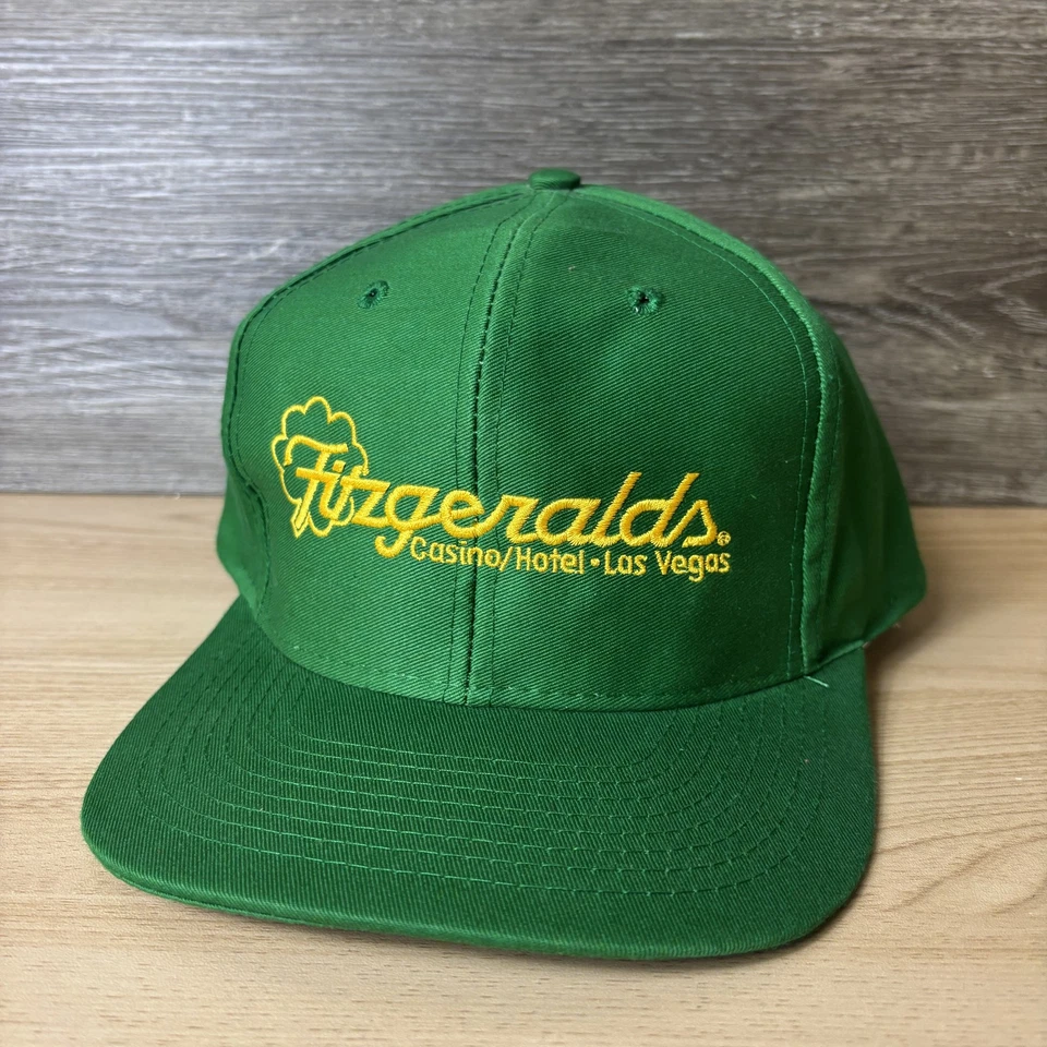 DE COLECCIÓN Fitzgeralds Sombrero Gorra Snap Back Casino Hotel Promo Para Hombres Las Vegas Años 90 Foto 3 de 4