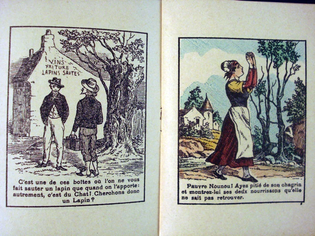 Vintage Questions/Devinettes de Pellerin Imagerie d Epinal Serie IV Inv1491 - Image 4 of 4