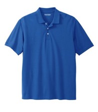 King Size Royal Blue Polo Shirt 3 Button Size 4 XL Tall