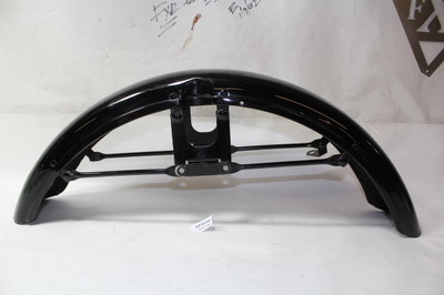 Harley front end fender BLACK FXR FXRT FXRP FXRD 35mm XL FX