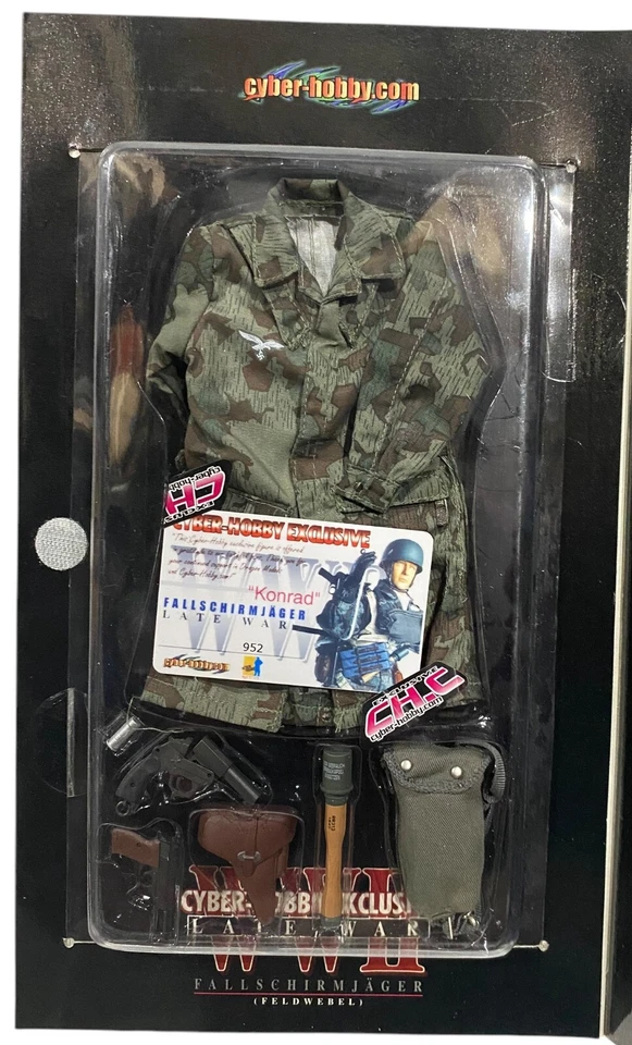 Figura 1:6 Dragon Cyber-Hobby Late War Paracaidista Sargento Konrad NUEVO 2002 Foto 3 de 4