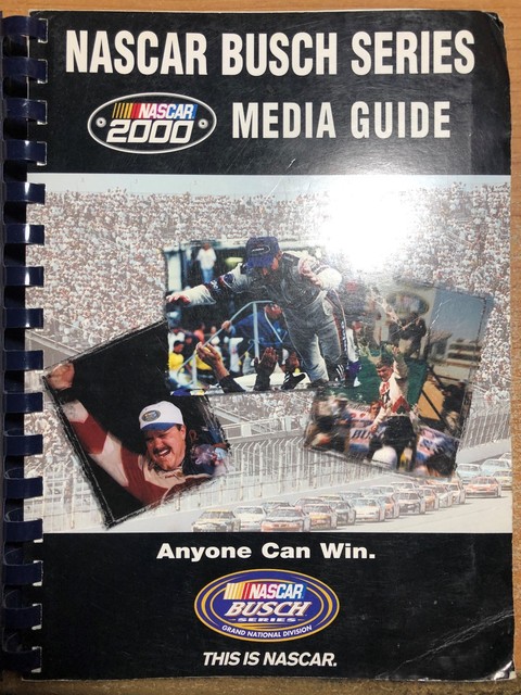 2000 NASCAR BUSCH SERIES MEDIA GUIDE | eBay