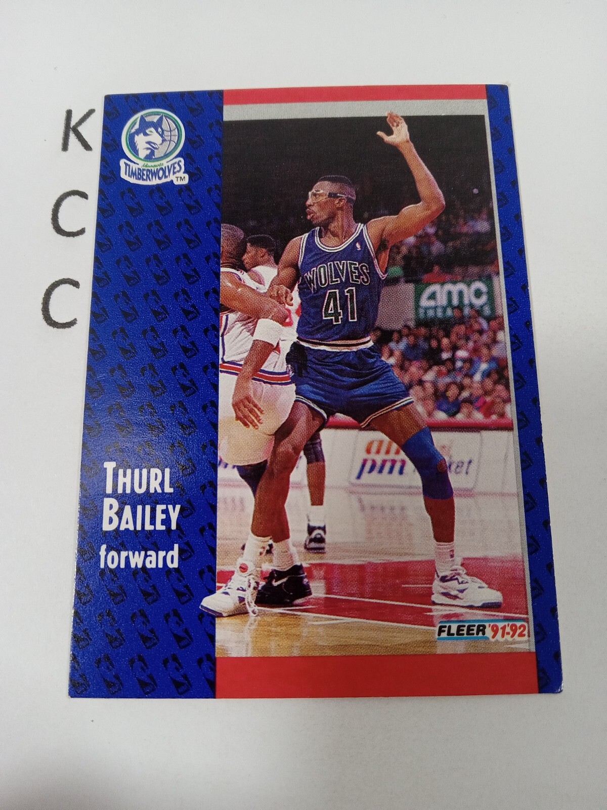 1991-92 Fleer Basketball #316 Thurl Bailey Minnesota Timberwolves