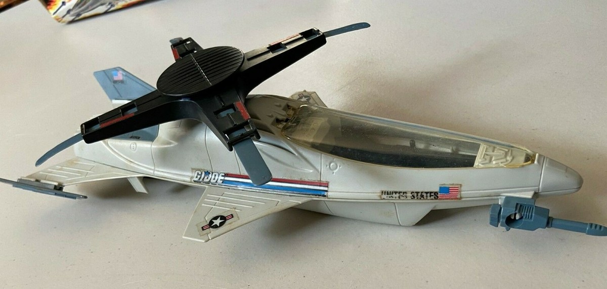 1988 GI JOE Skystorm X-Wing Chopper Vehicle Vintage w/ Box