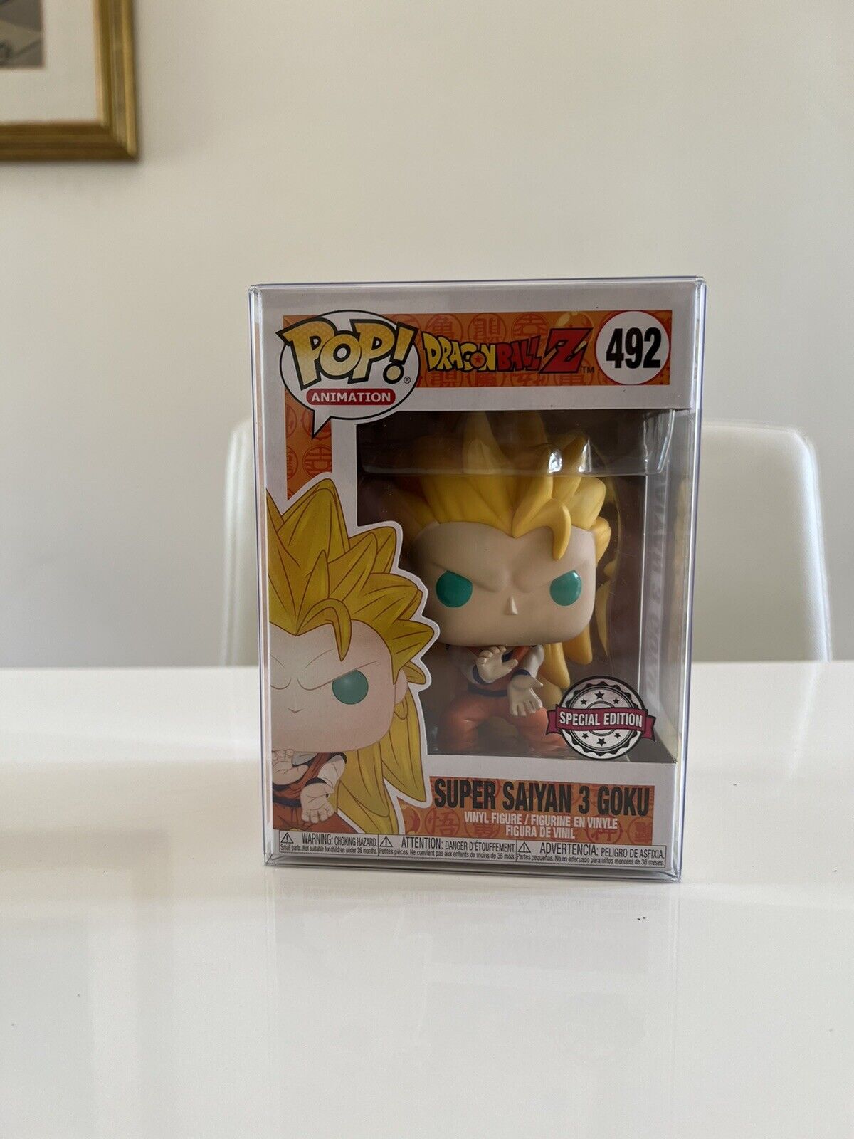 Funko POP Dragon Ball Z Super Saiyan 3 Goku Exclusive Monster