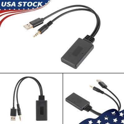 Mini Bluetooth 5.0 Receiver USB 3.5mm Stereo CD Audio Adapter For Car AUX YU